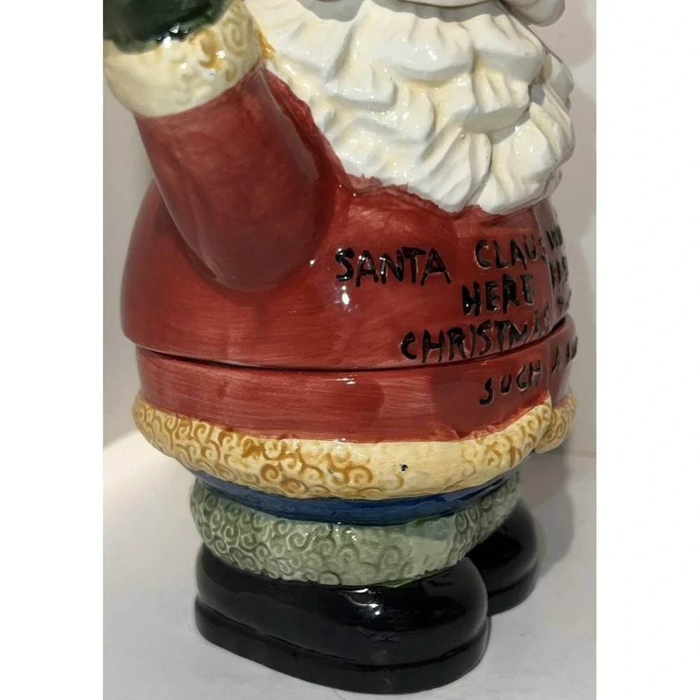 Santa Claus‎ Tea For One Set Ceramic Teapot and Mug Christmas Holiday Decor